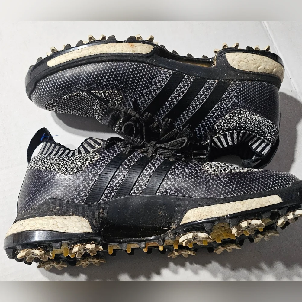 Adidas Tour 360‎ Endless Boost Golf Shoes Grey Black Men's Size 7M EVN791001